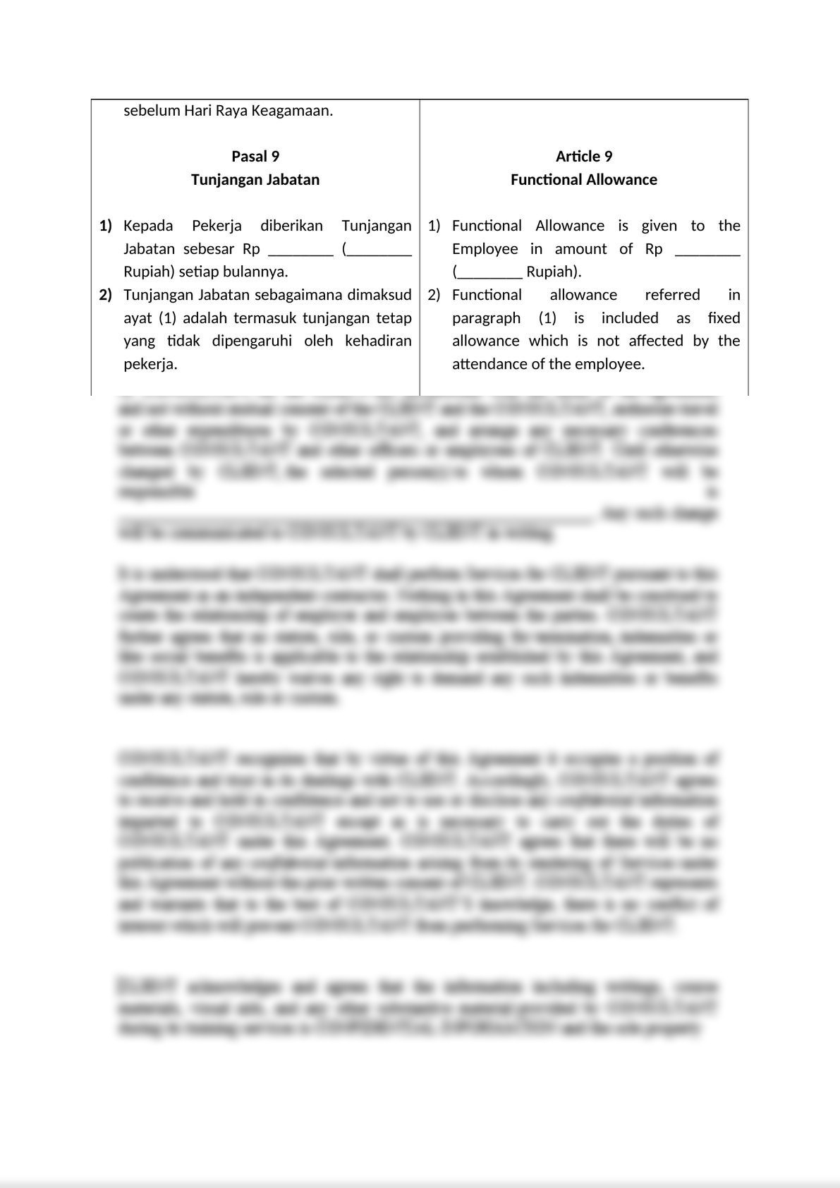 Lexub - This Indefinite Period Employment Agreement Template Regarding payment terms agreement template
