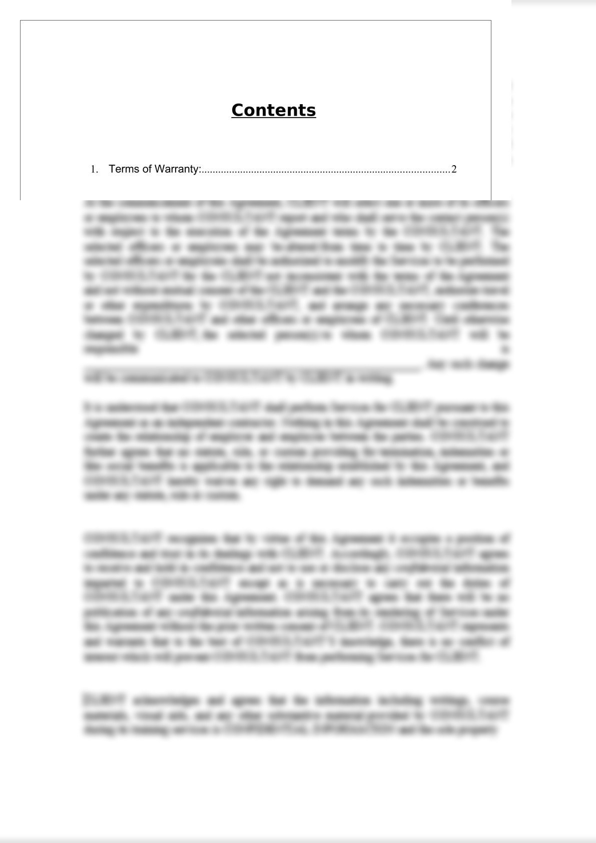 Product Warranty Document-1