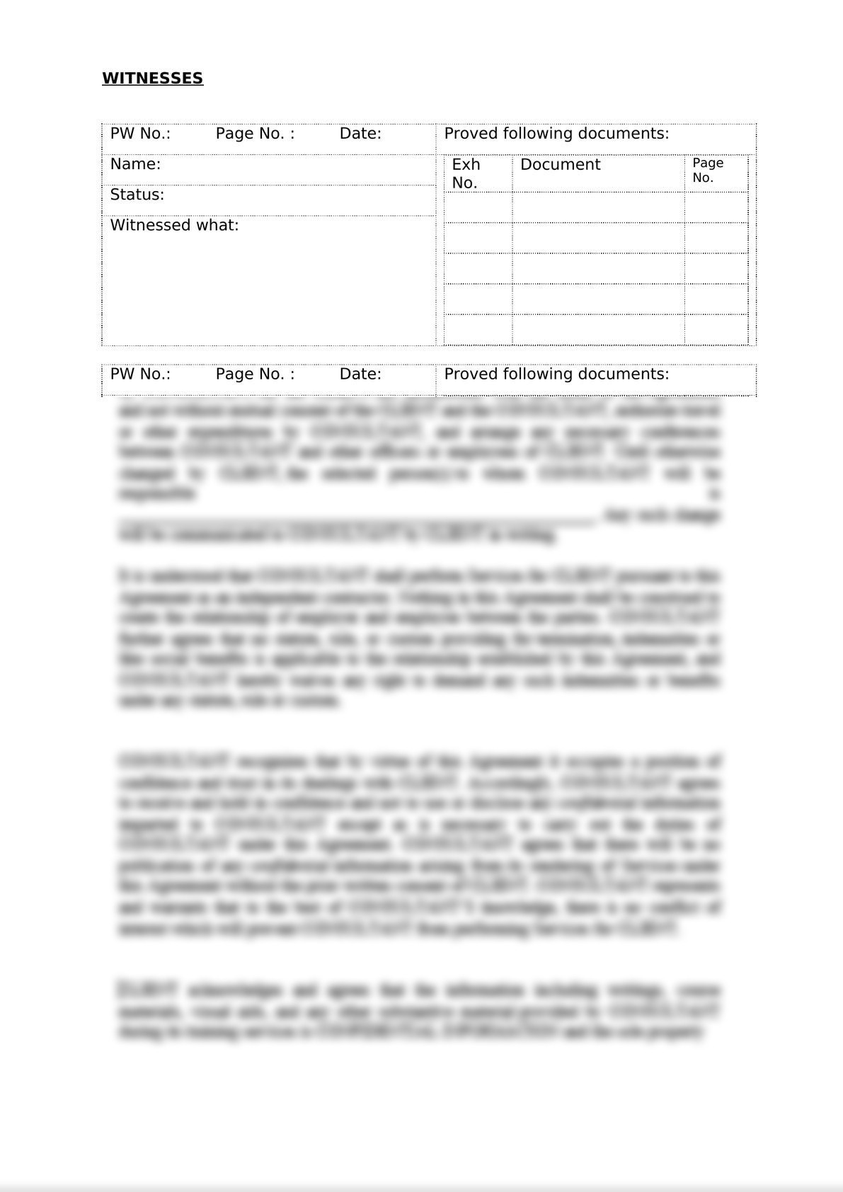 Blank template chart for studying and preparing criminal appeals in High Court-1