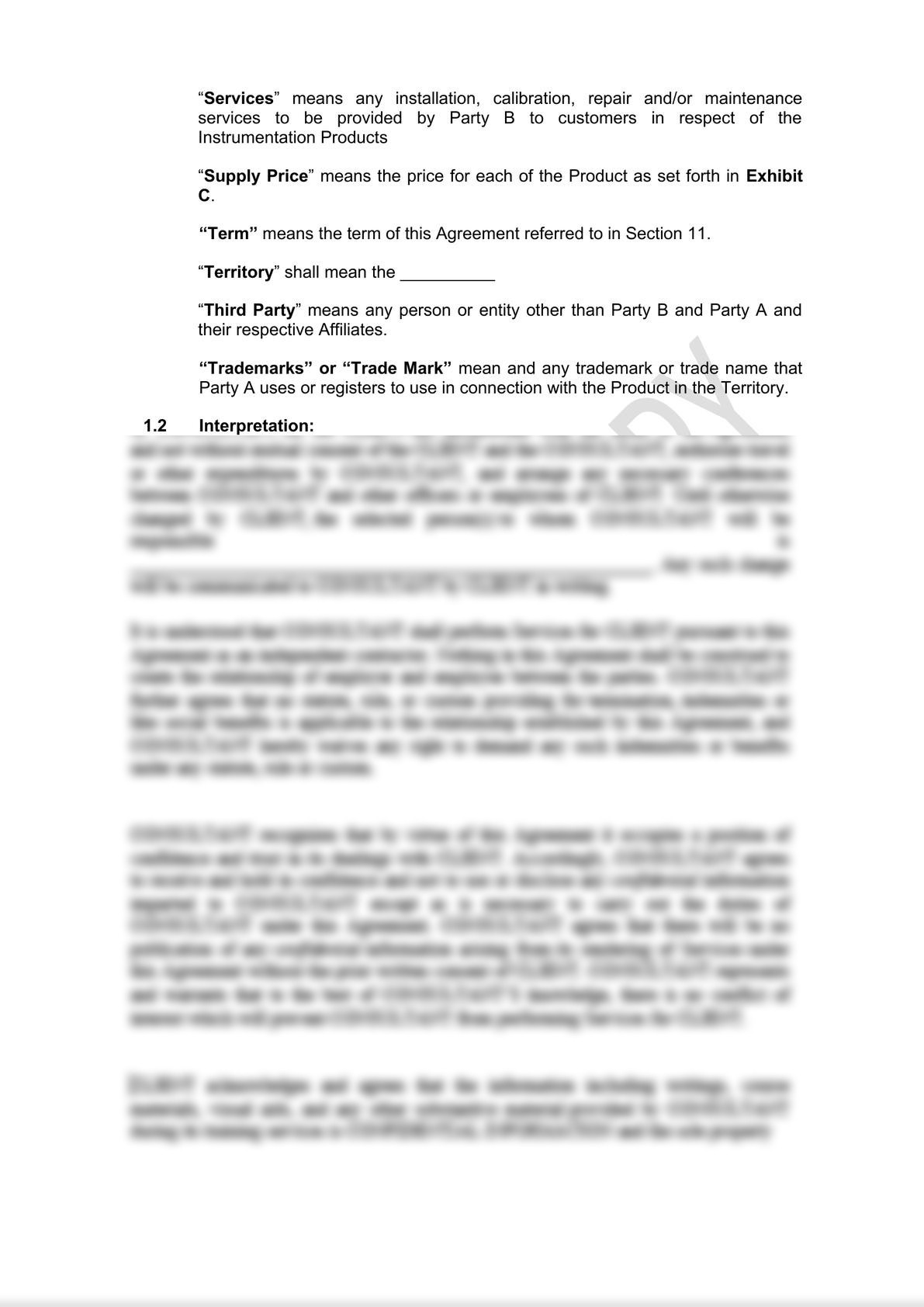 Distribution Agreement Draft -4