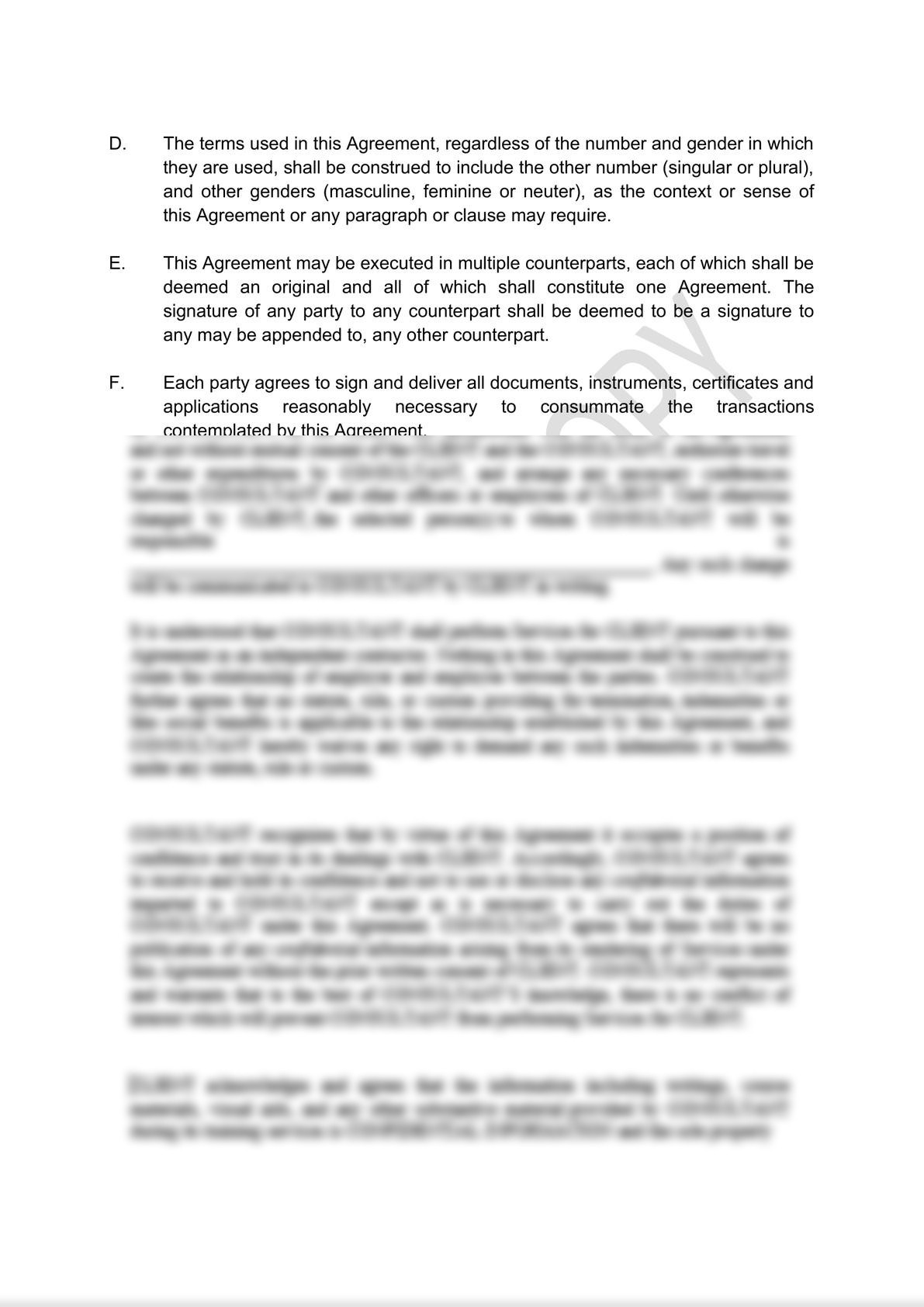 Master Warehouse Agreement Draft -9