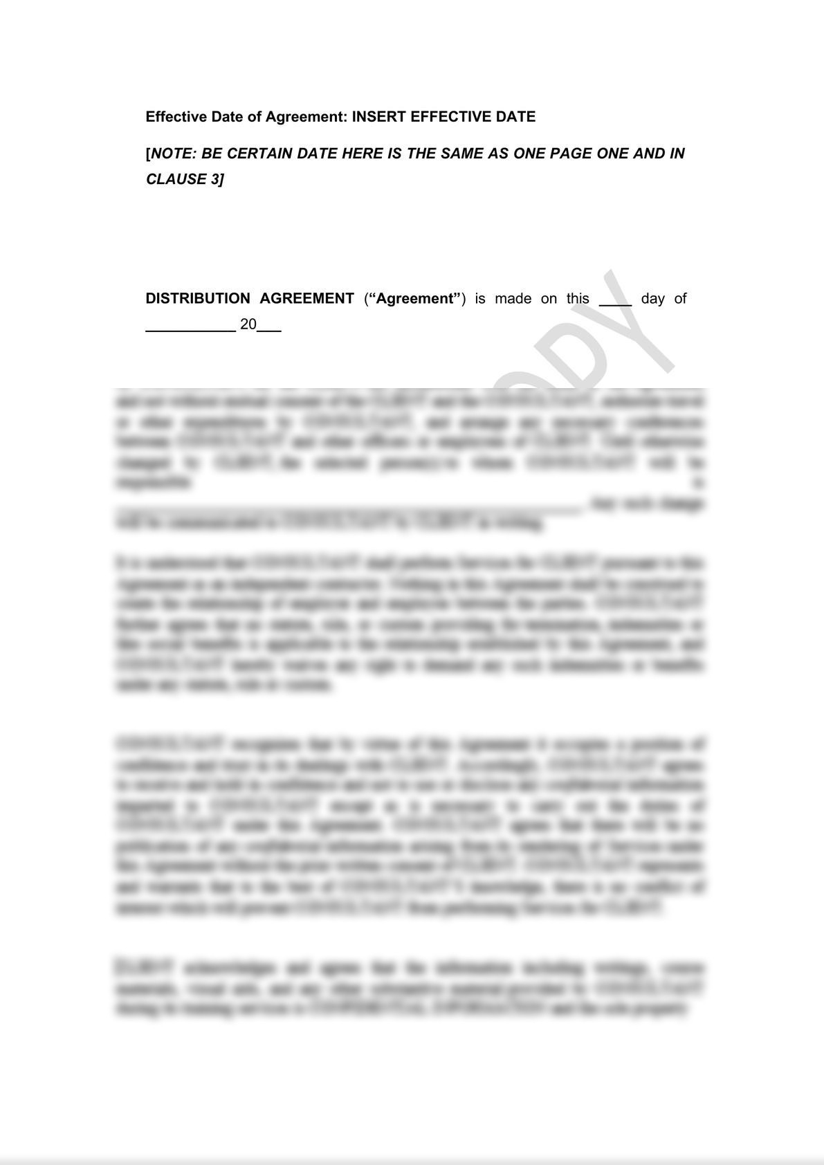 Oral Care Agreement Draft -0