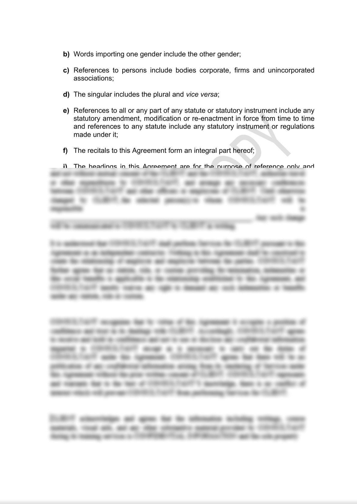 Service Level Agreement Draft -1