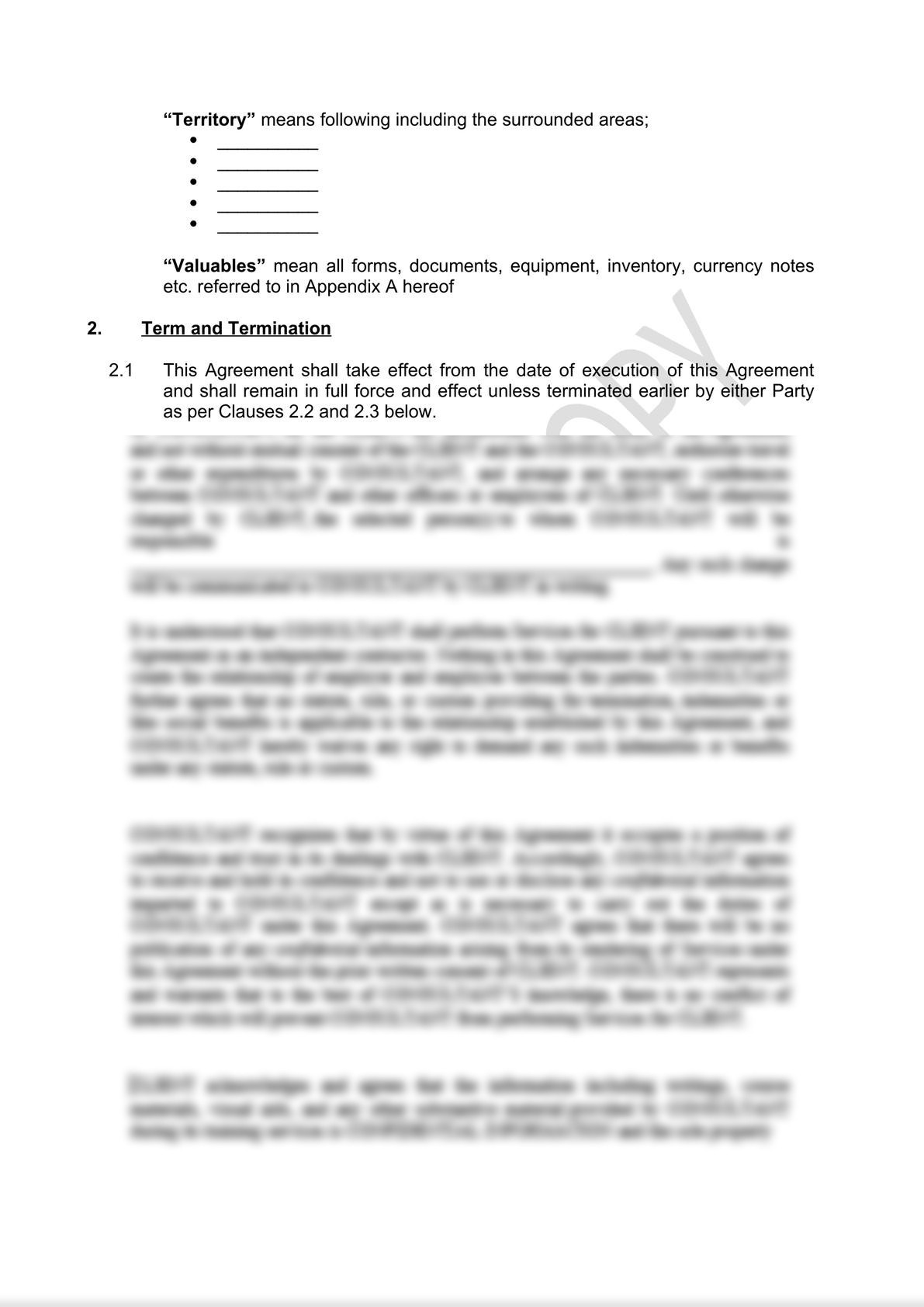 Service Level Agreement Draft -2