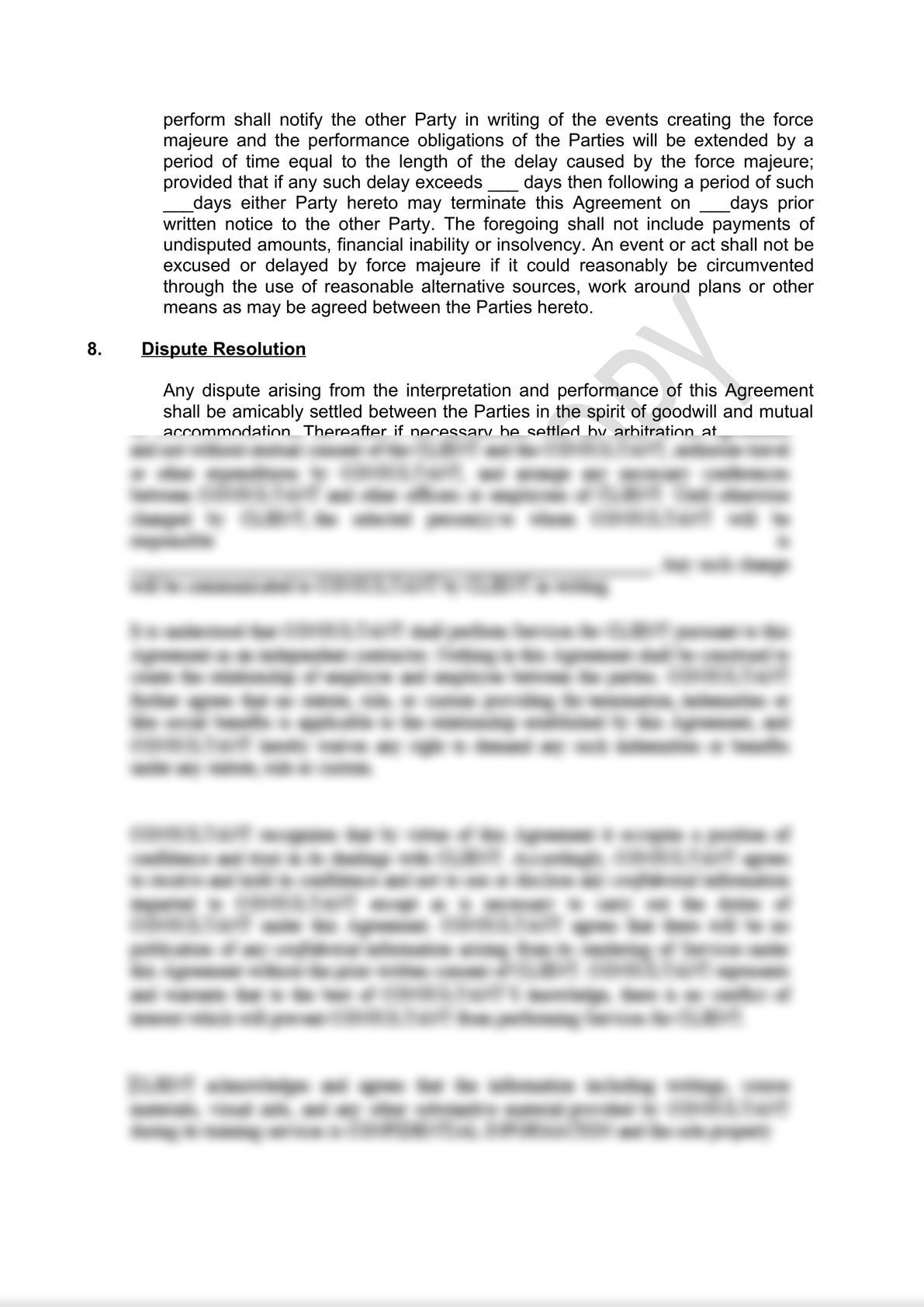 Service Level Agreement Draft -6