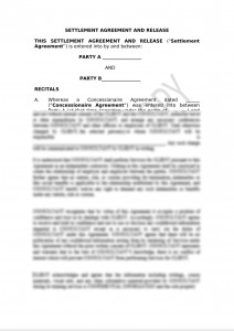 Settlement Agreement and Release Draft 