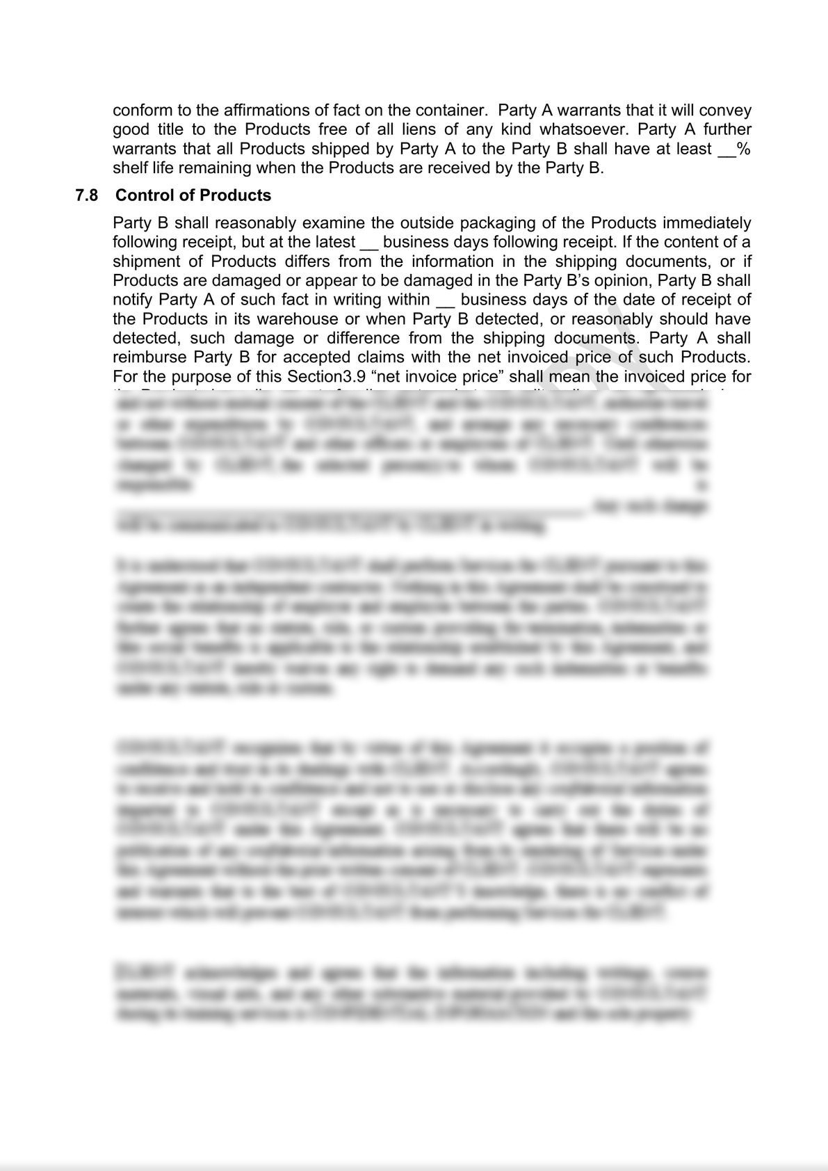 Distribution Agreement Draft (ii)-7