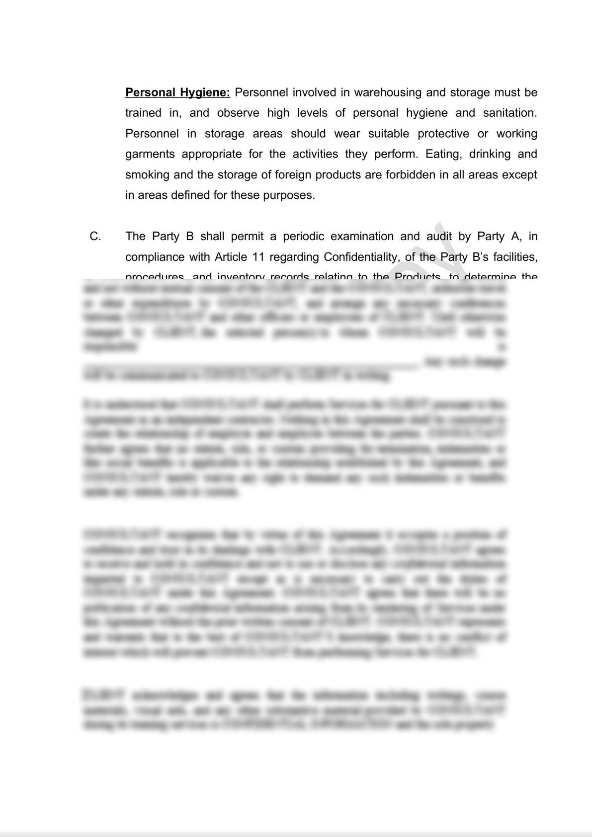 Distribution Agreement Draft (iii)-7