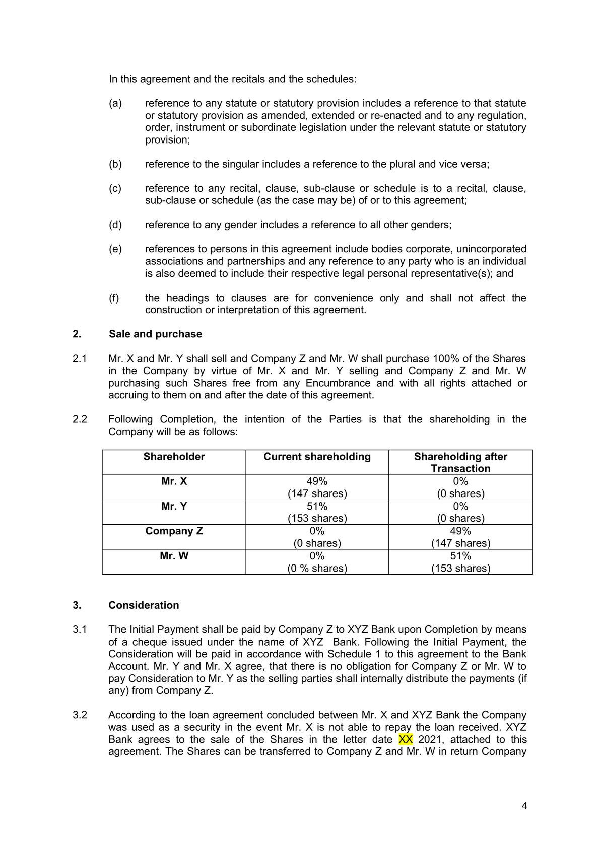 Share Purchase Agreement -3