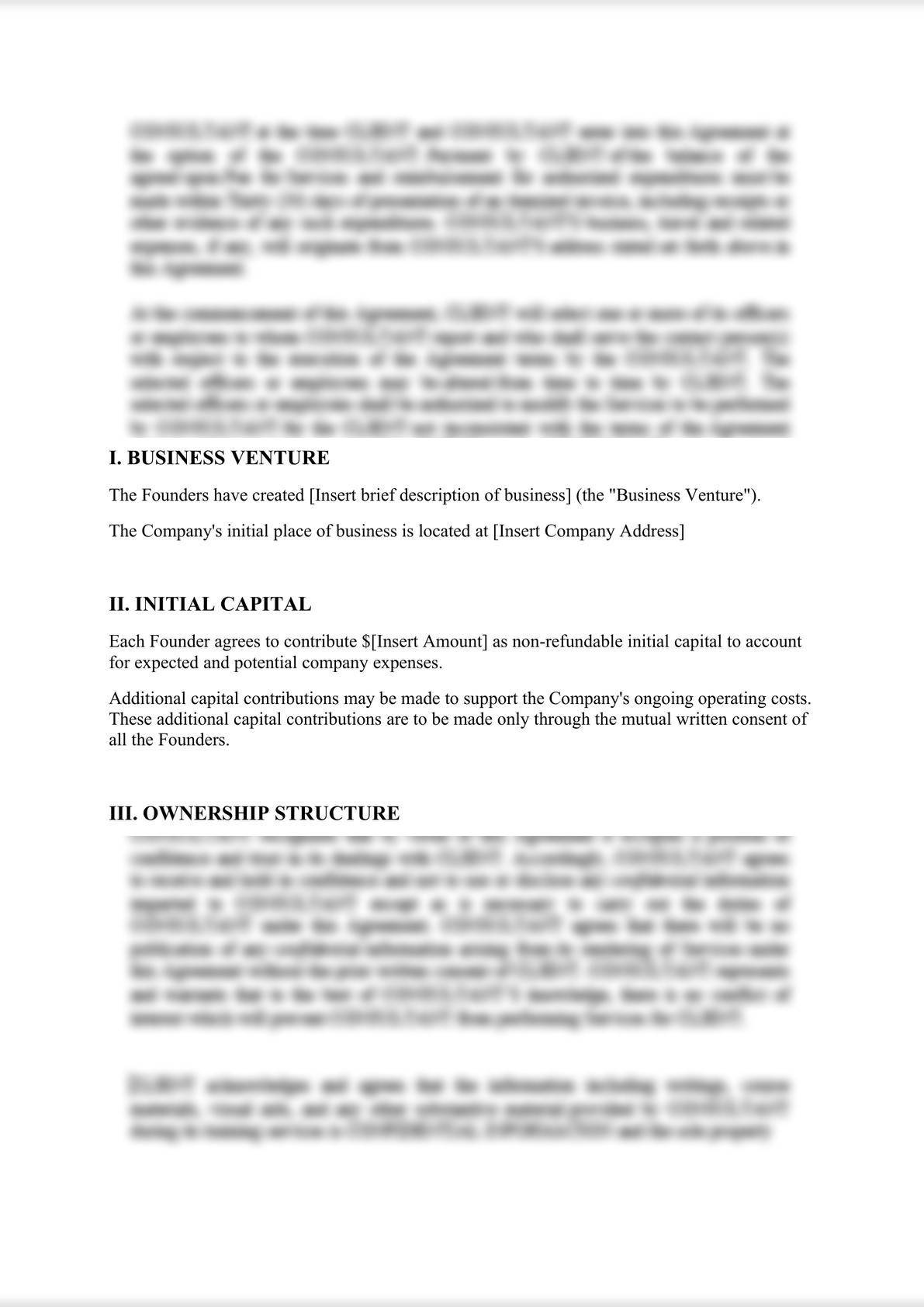 Lexub - A founders agreement template United States For startup founders agreement template Lexub - A founders agreement template United States For startup founders agreement template