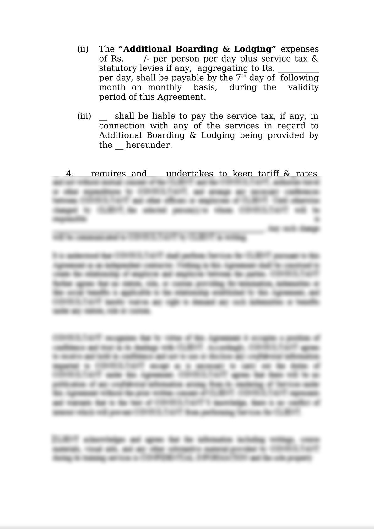 LEAVE & LICENCE AGREEMENT CUM BOARDING & LODGING AGREEMENT-2
