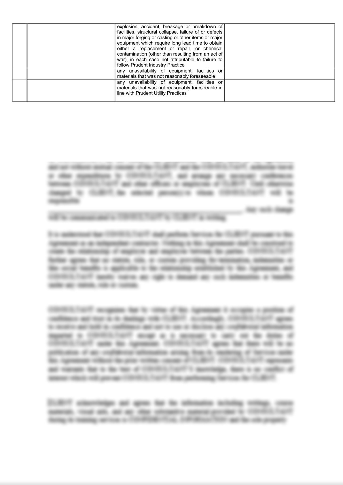 FORCE MAJEURE  COMPARISION-7