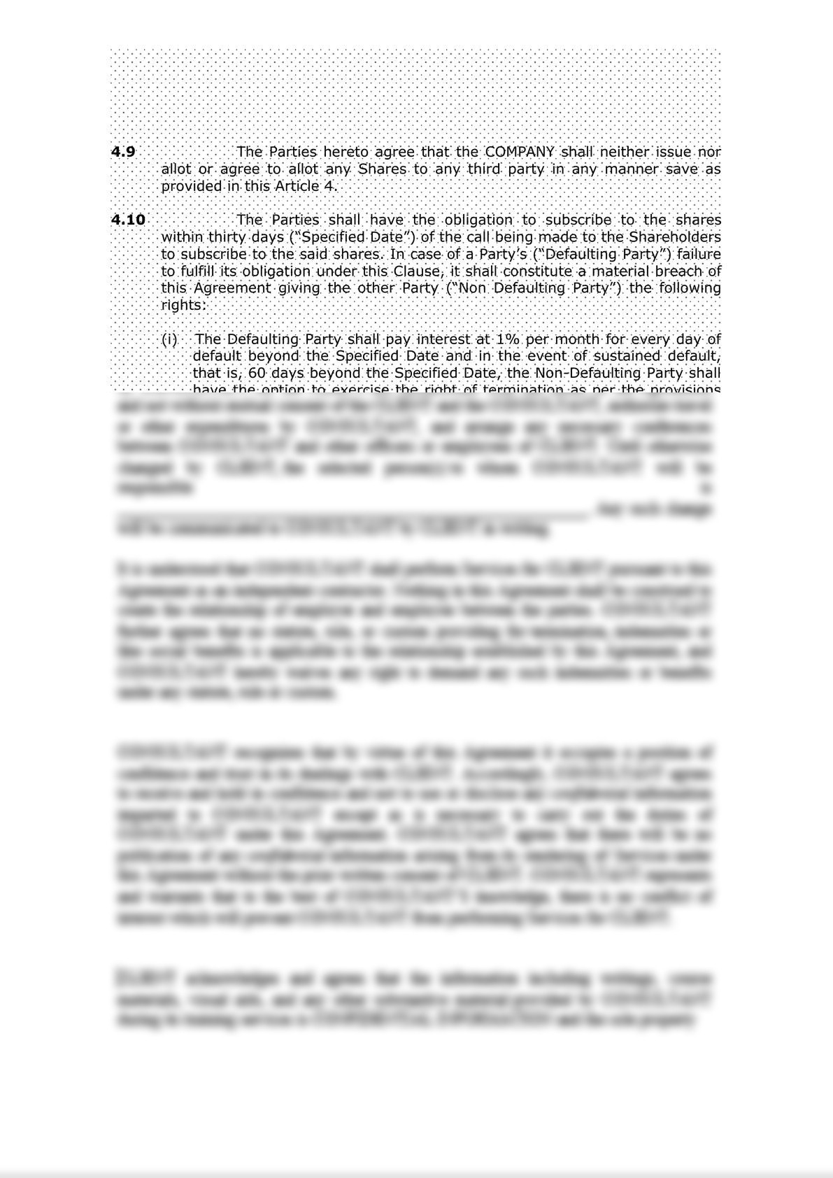 JOINT VENTURE CUM SHAREHOLDERS AGREEMENT -8