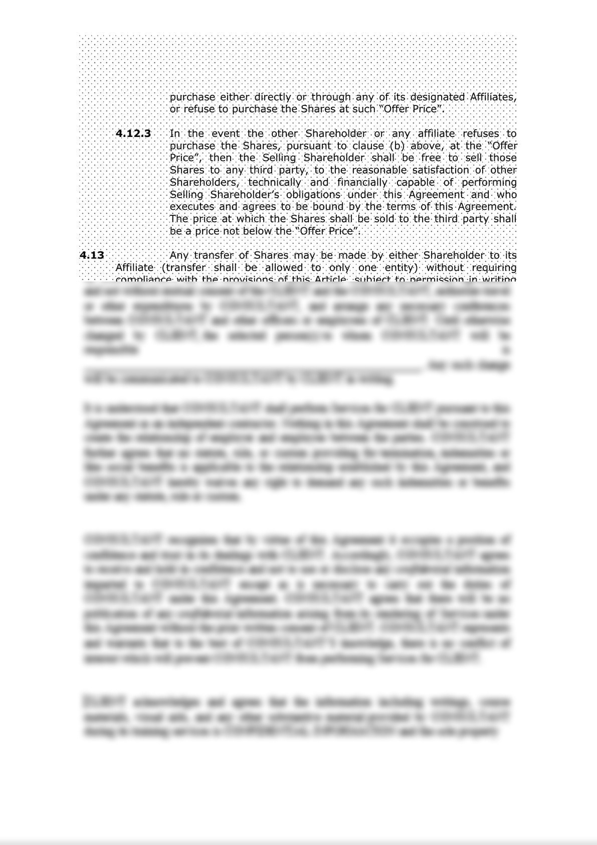 JOINT VENTURE CUM SHAREHOLDERS AGREEMENT -9