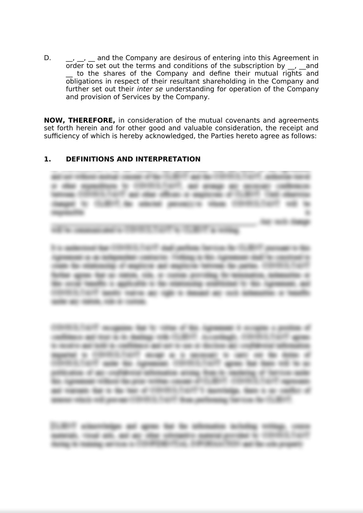 SHARE HOLDER’S AGREEMENT-1