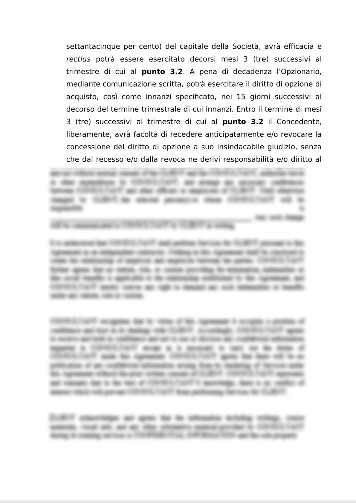 ACCORDO PER L’ATTRIBUZIONE DI DIRITTI DI OPZIONE DI ACQUISTO-3