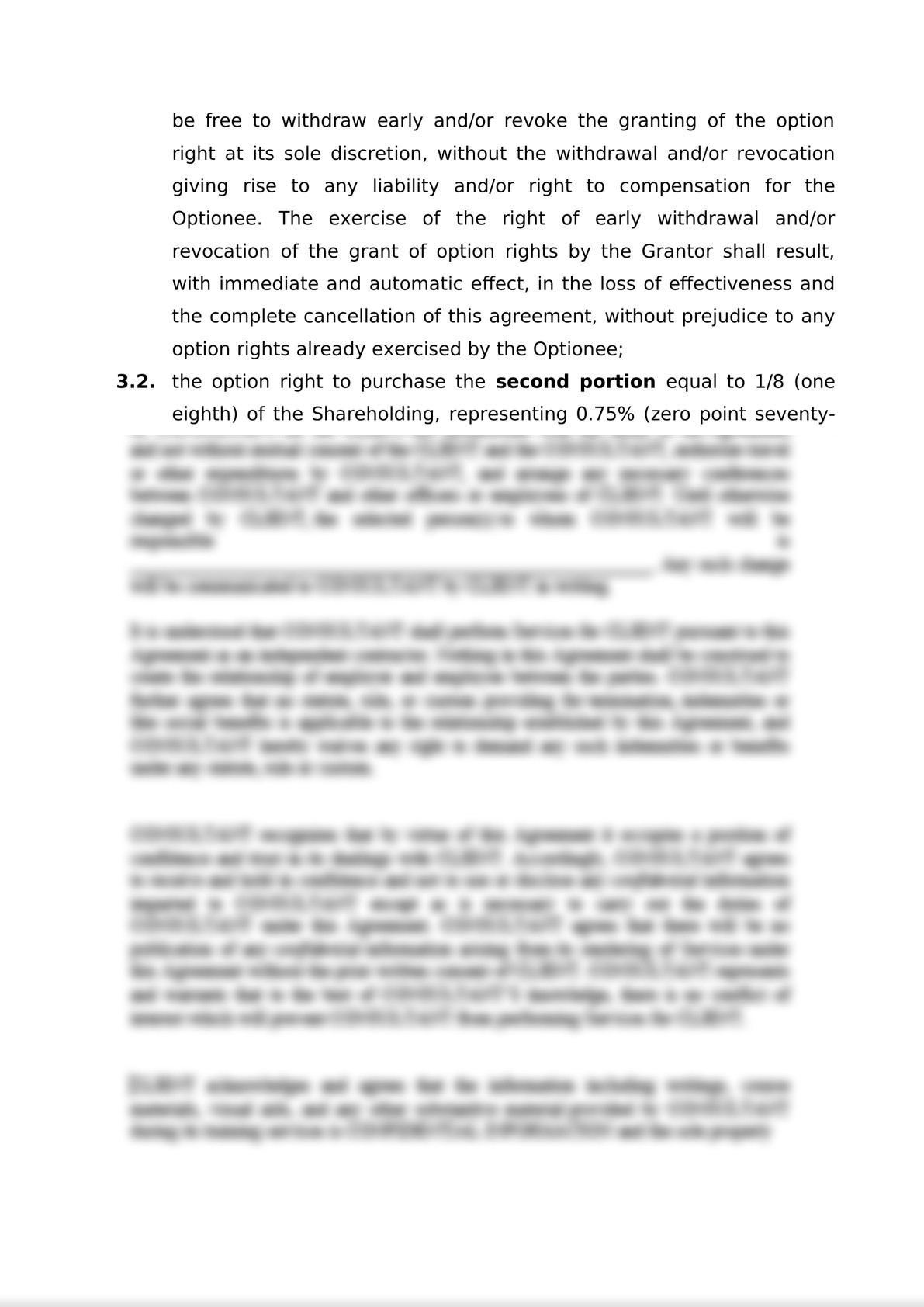 Agreement for the granting of purchase option rights-2