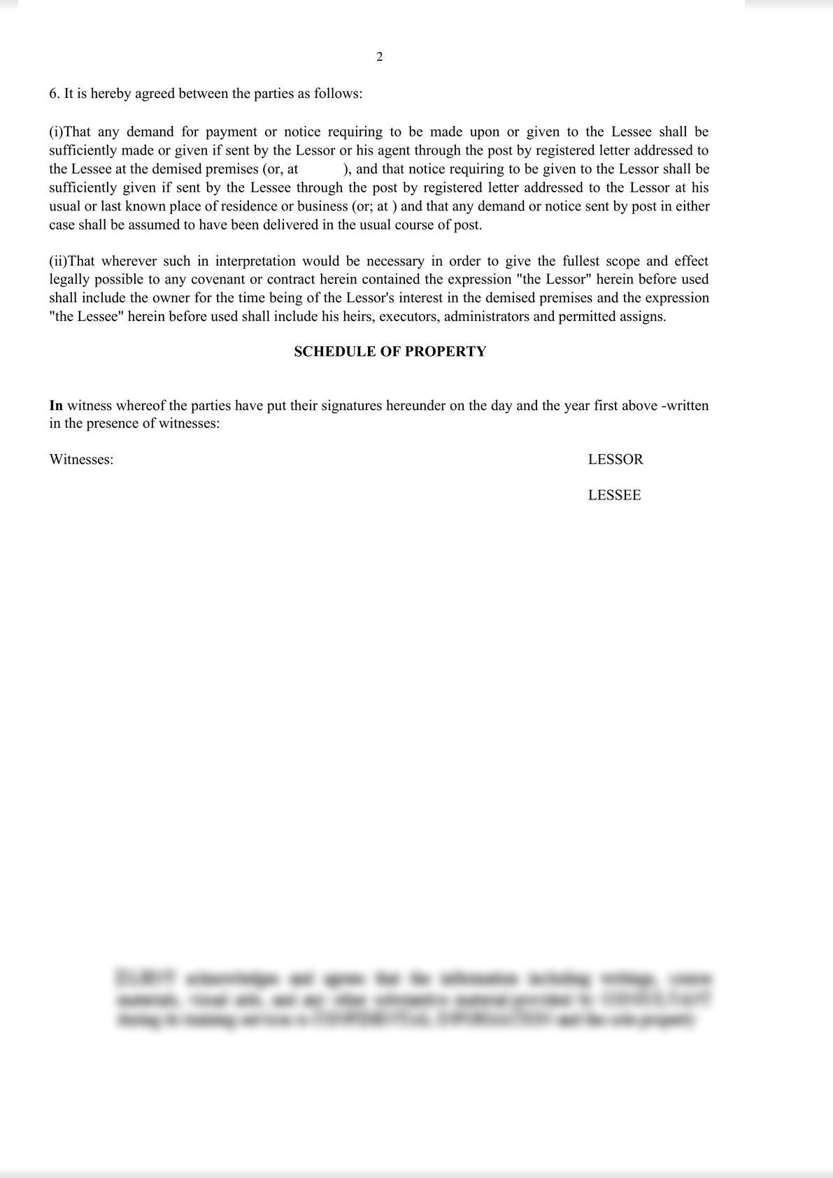 Deed of Lease -1