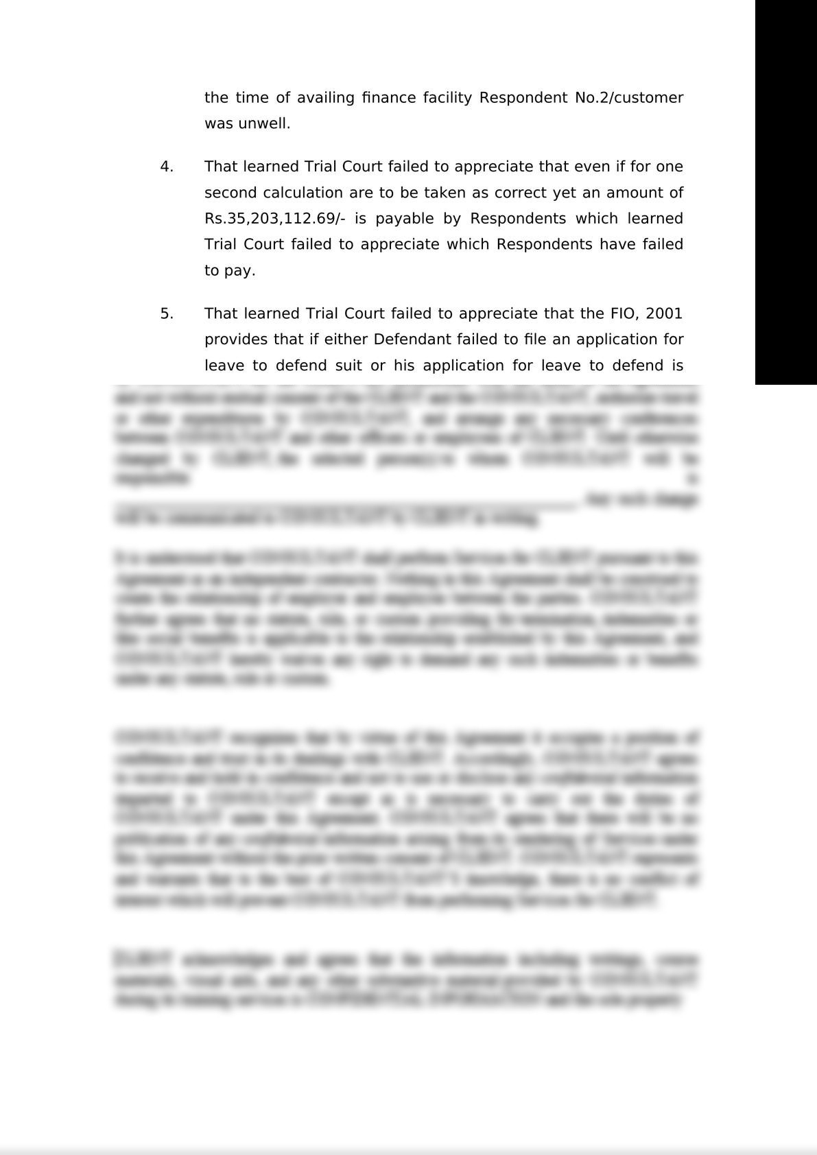 Appeal under section 22 of financial institution ordinance 2001-3