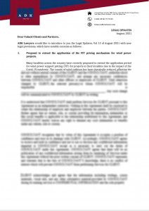 Legal Updates Vol 13 August 2021