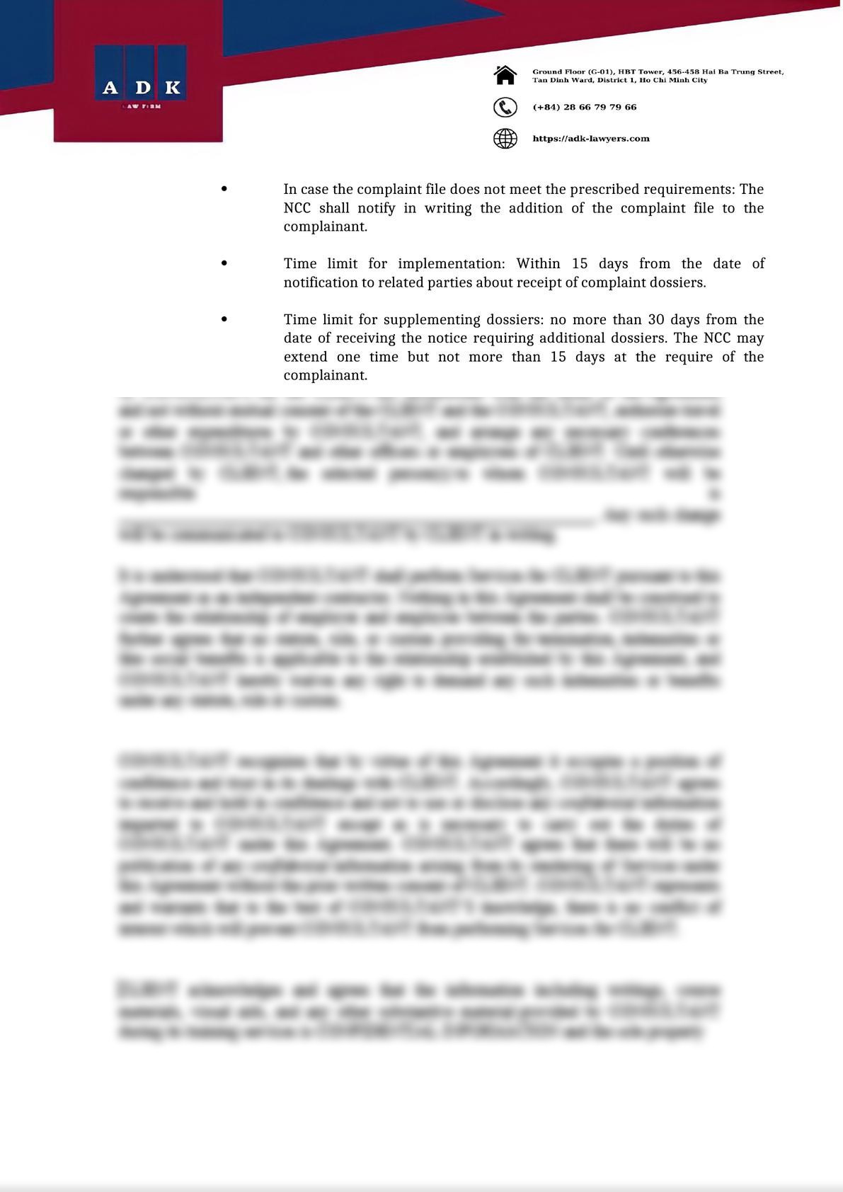 SEQUENCE AND PROCEDURES FOR INVESTIGATING AND HANDLING COMPETITION CASE-1