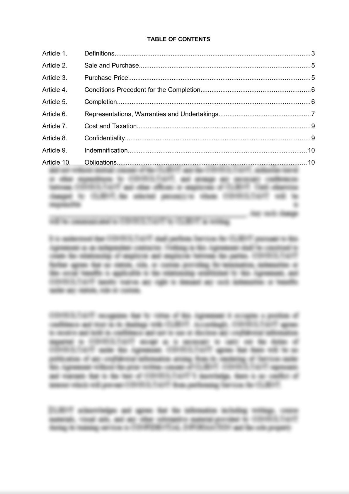 Shares Purchase Agreement-1