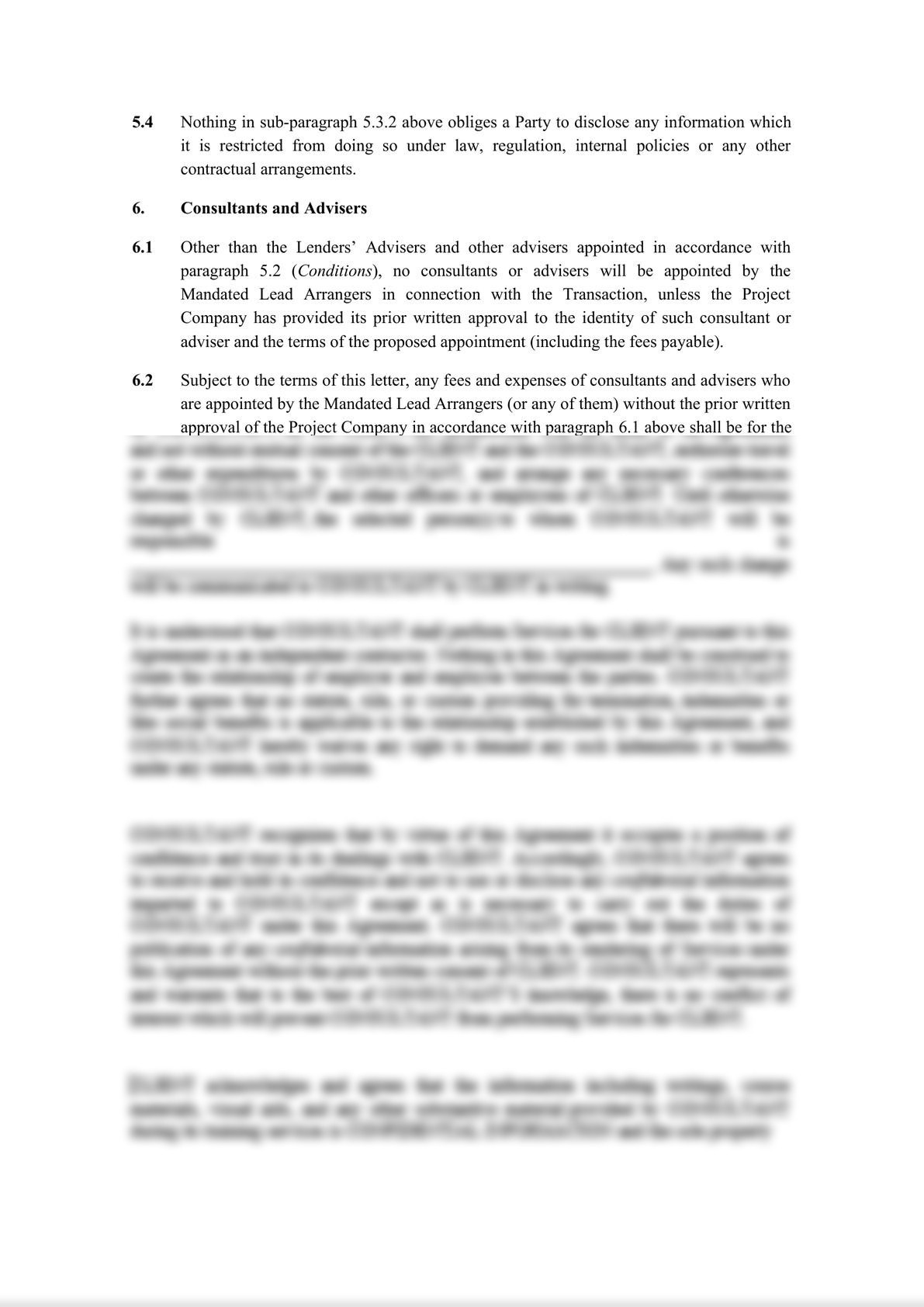 Template Project Finance Mandate Letter-8