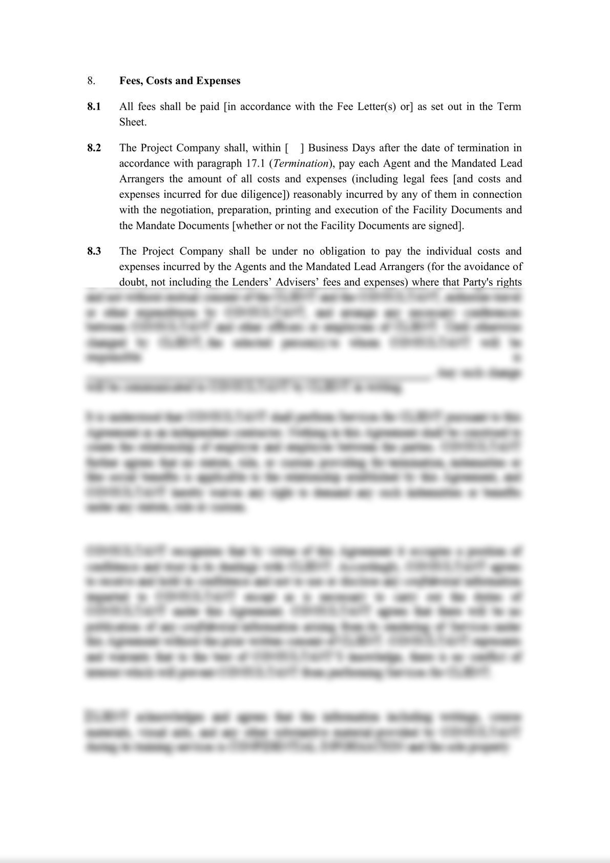 Template Project Finance Mandate Letter-9