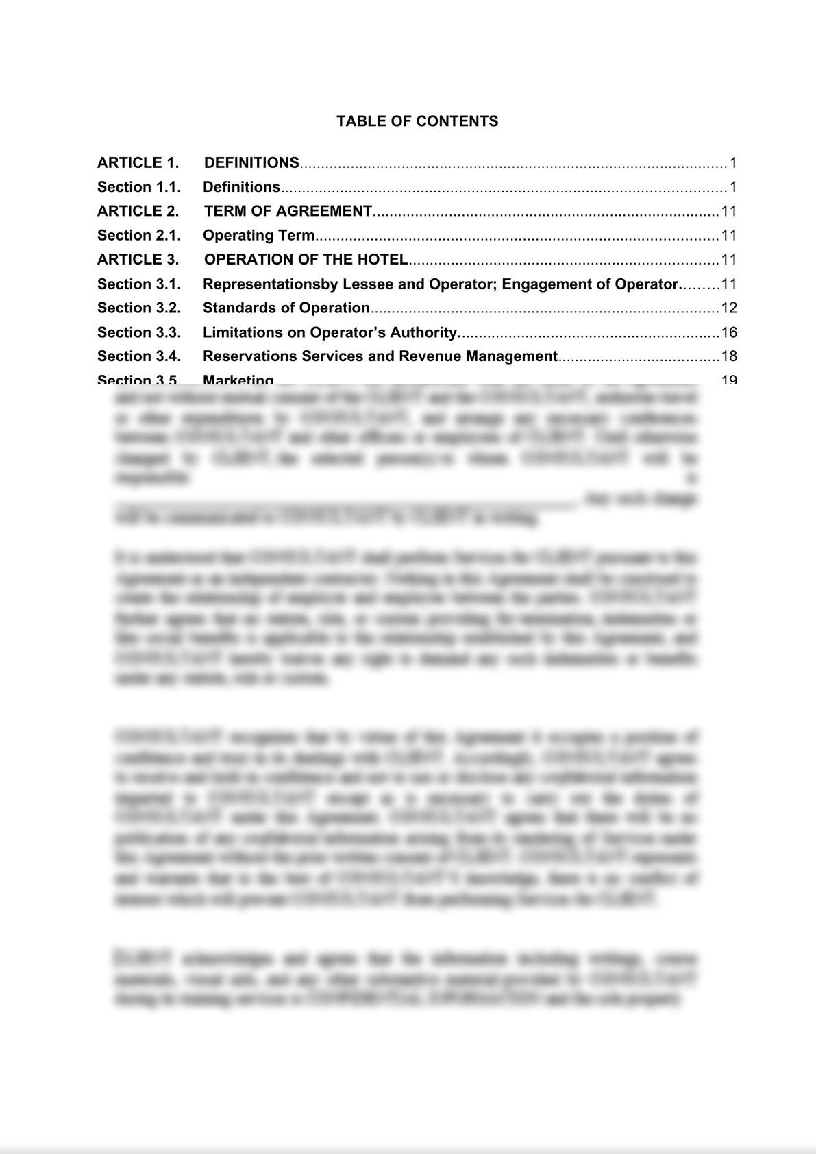 Hotel Management Agreement-1