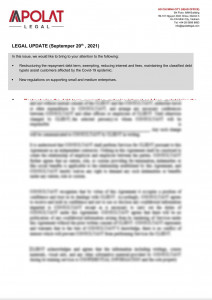 #3 Legal Update in September, 2021