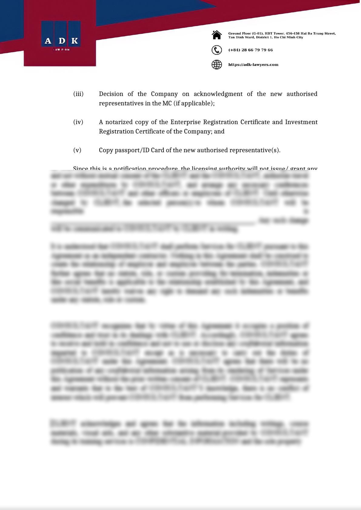 PROCEDURE FOR CHANGING THE AUTHORIZED REPRESENTATIVES OF  EQUITY MEMBER IN THE MEMBERS’ COUNCIL OF  A LIMITED LIABILITY COMPANY WITH TWO MEMBERS OR MORE -2