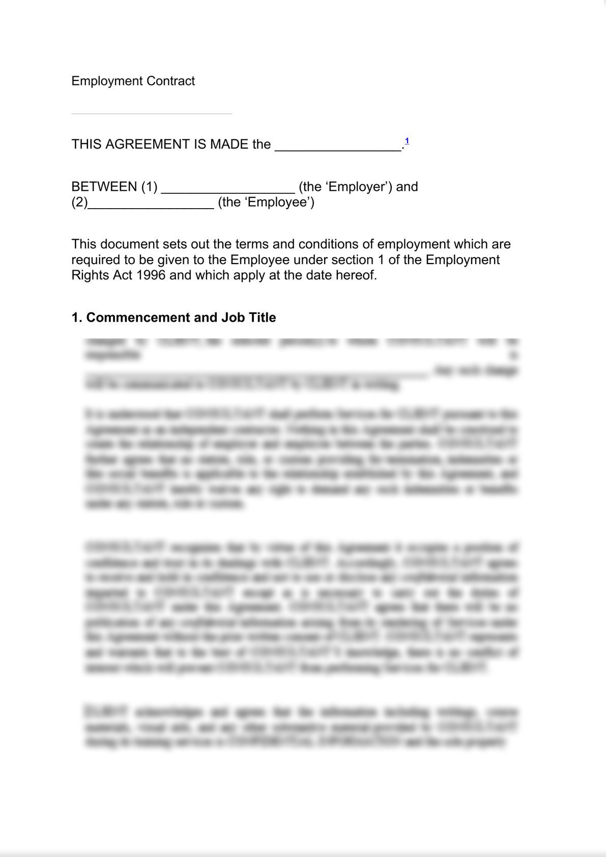 Sample Employment Agreement-0