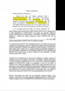 General Power of Attorney