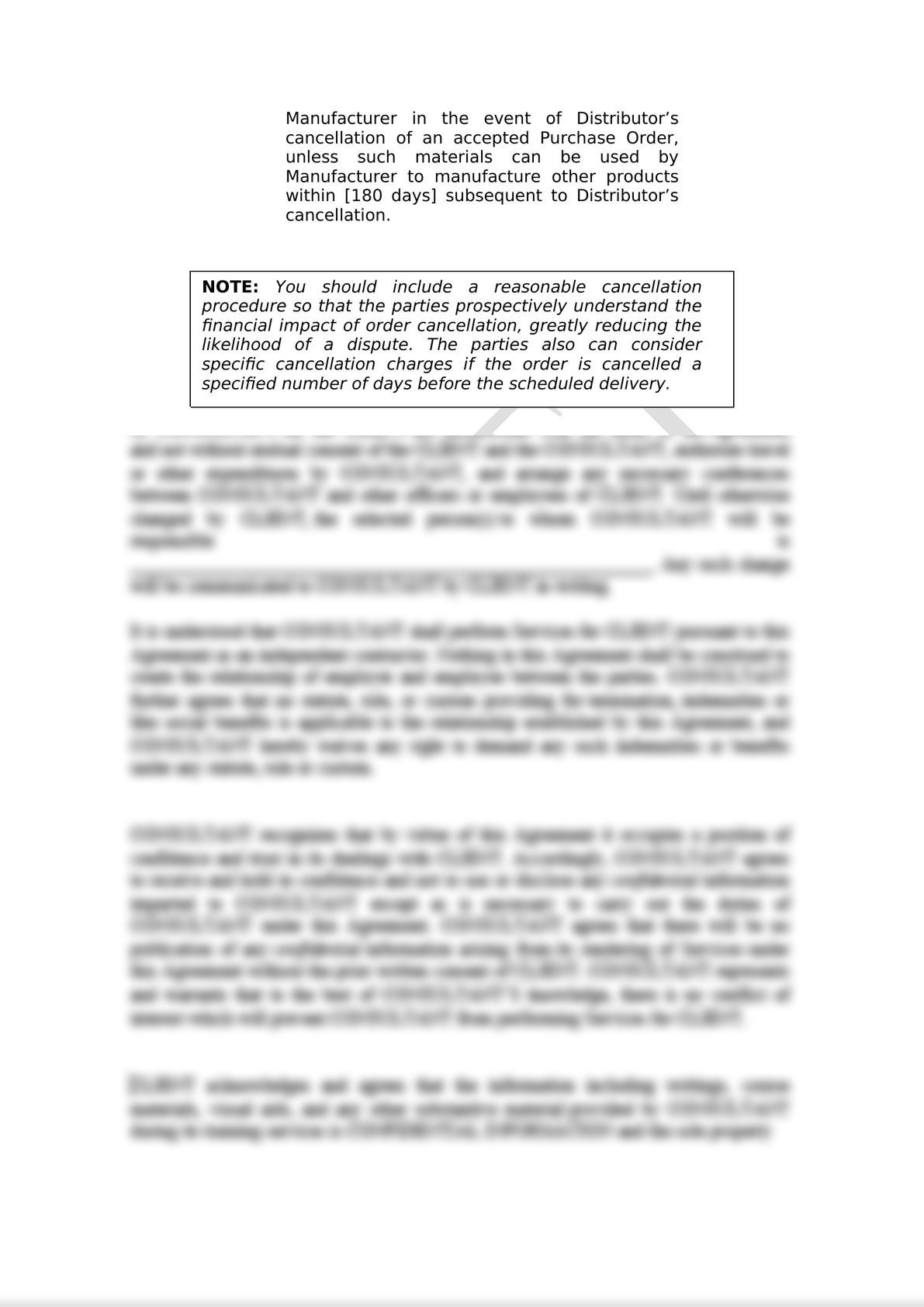 This international distribution agreement was designed for use by a US principal/manufacturer looking to distribute his products (either physical or digital products) through the appointment -8