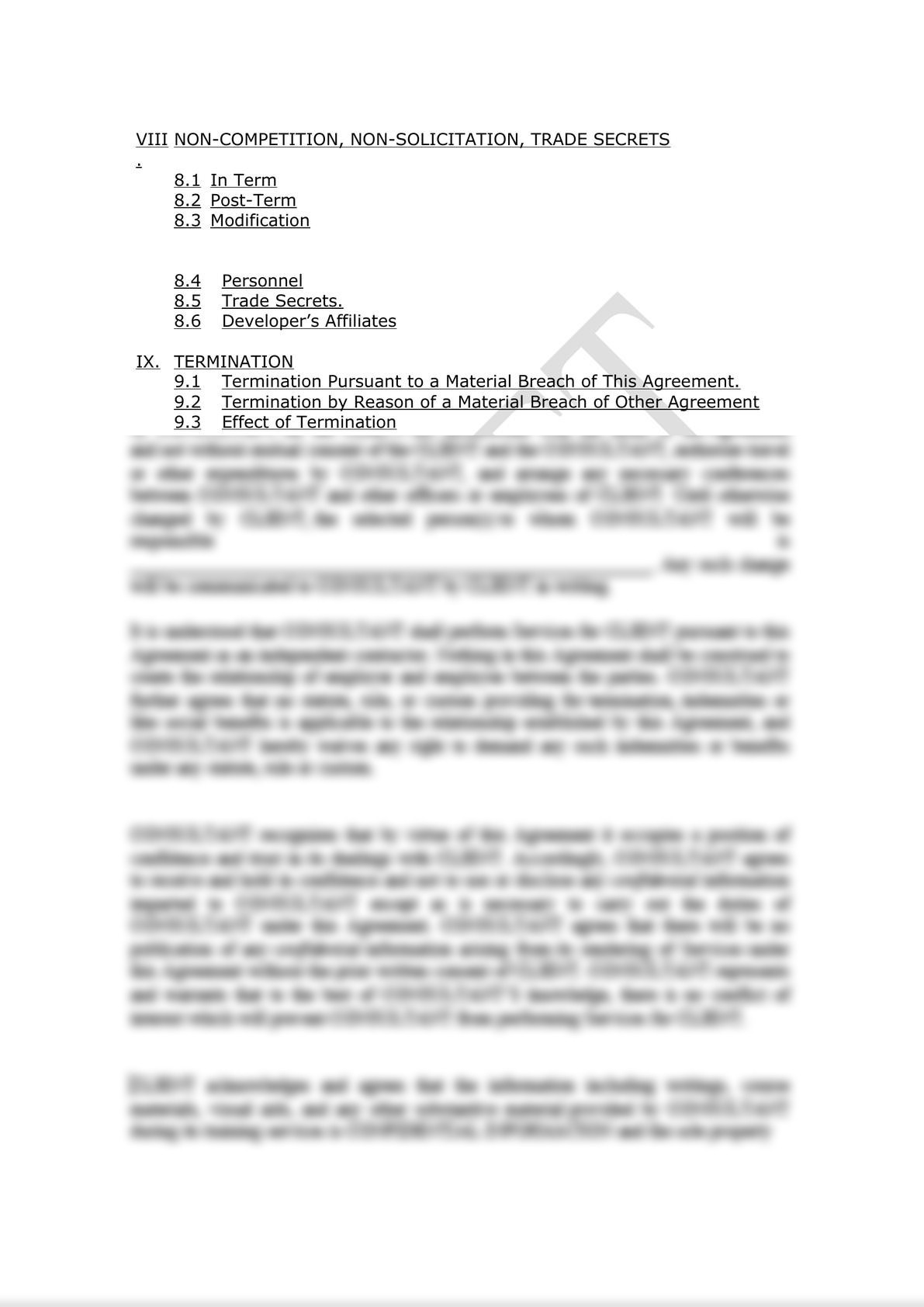 Area Development Agreement (Franchise Context)-1