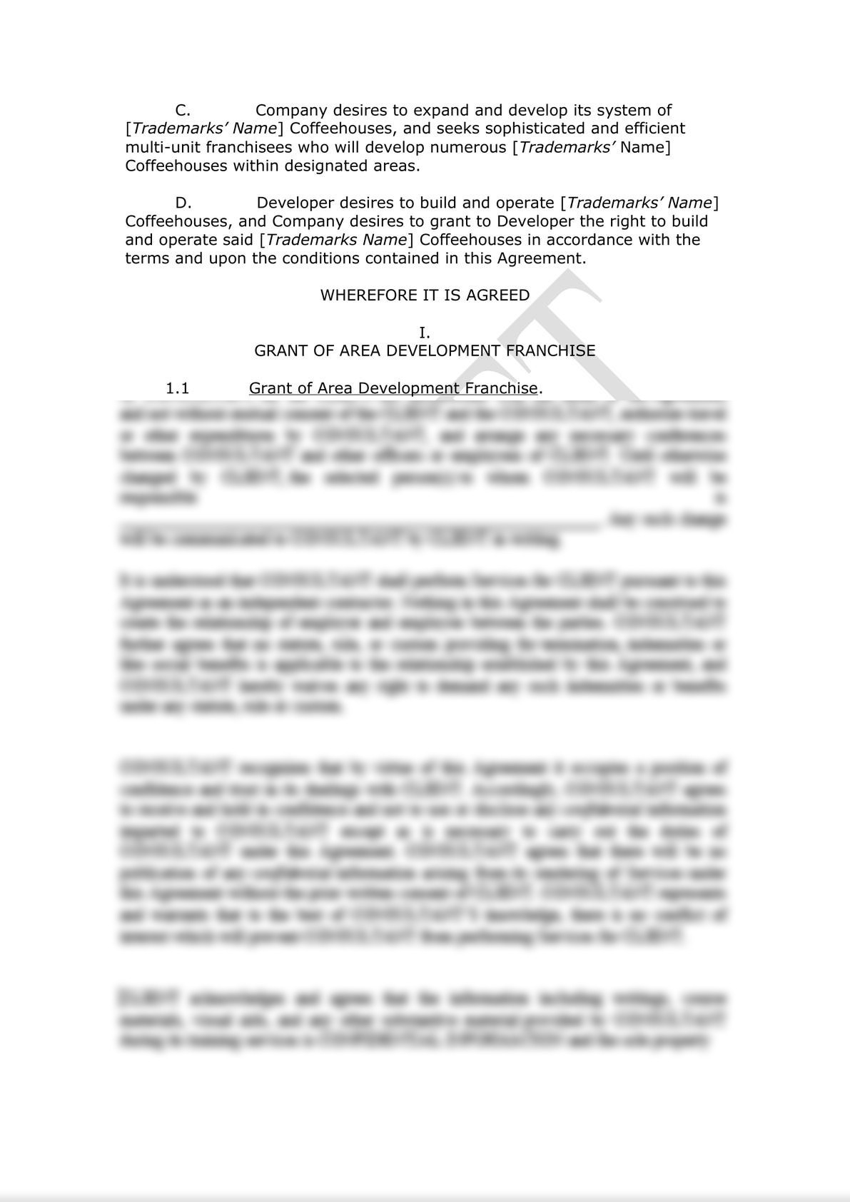 Area Development Agreement (Franchise Context)-3
