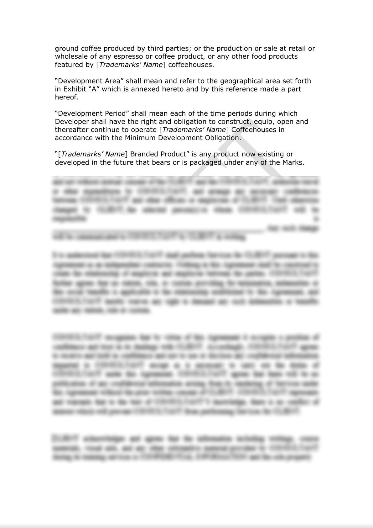 Area Development Agreement (Franchise Context)-5