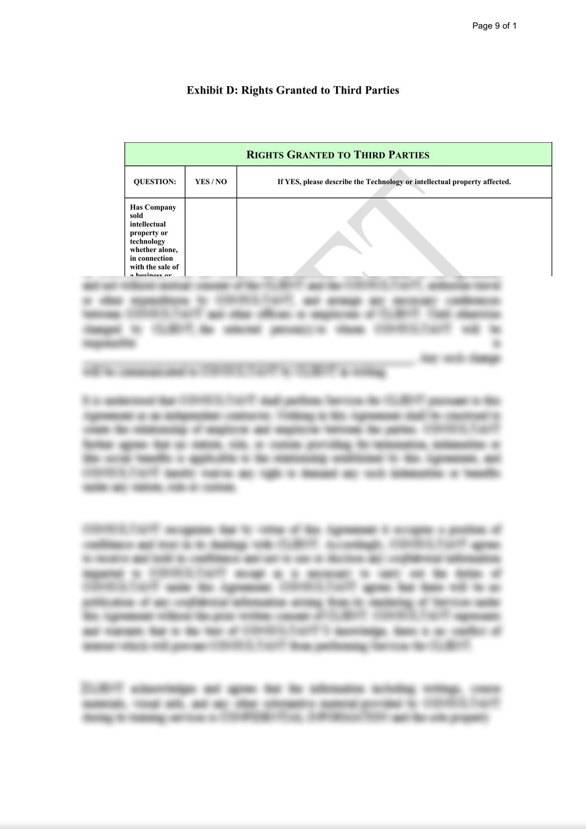 Intellectual Property Due Diligence Questionnaire-8