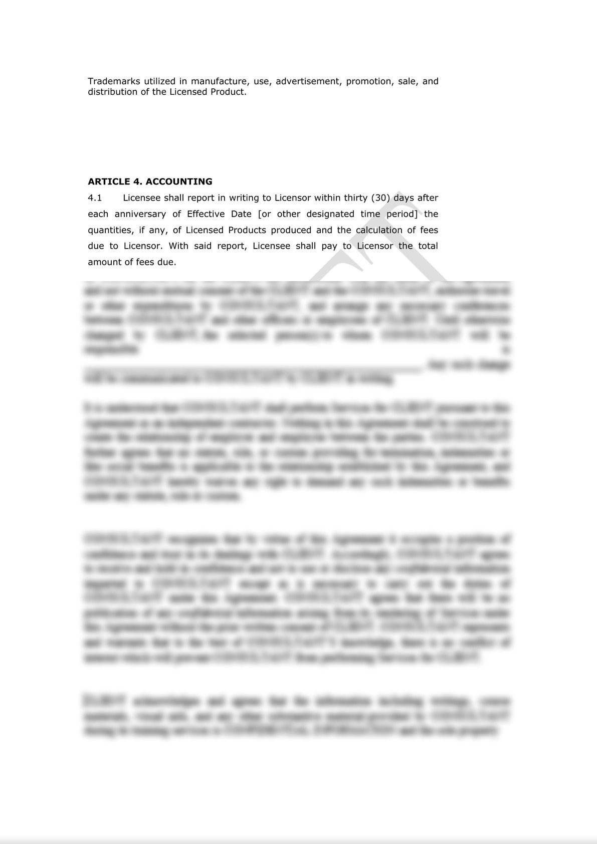 Patent & Trademark License Agreement-5