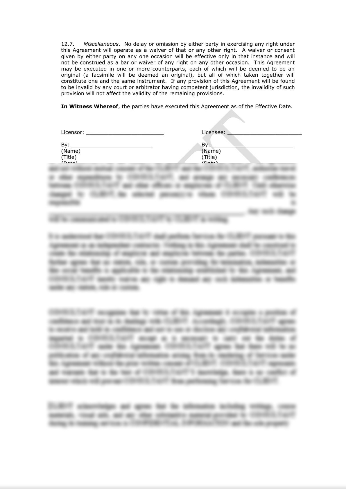 Royalty Bearing Trademark License Agreement-5