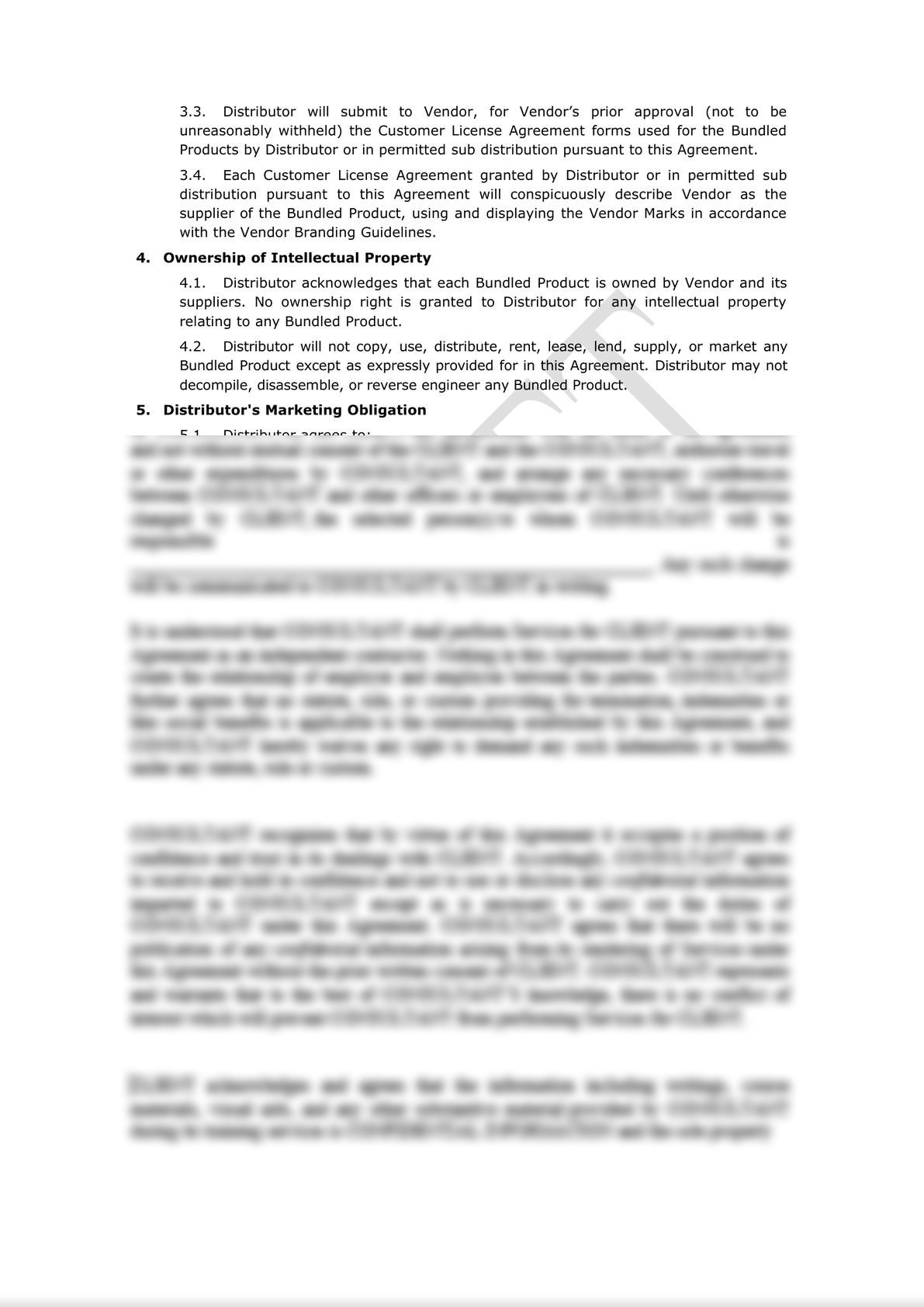 Software Bundling & distribution Agreement (IT)-2