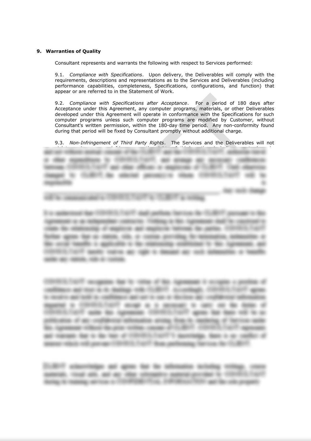 Software Consulting Agreement (Pro-Customer)-4