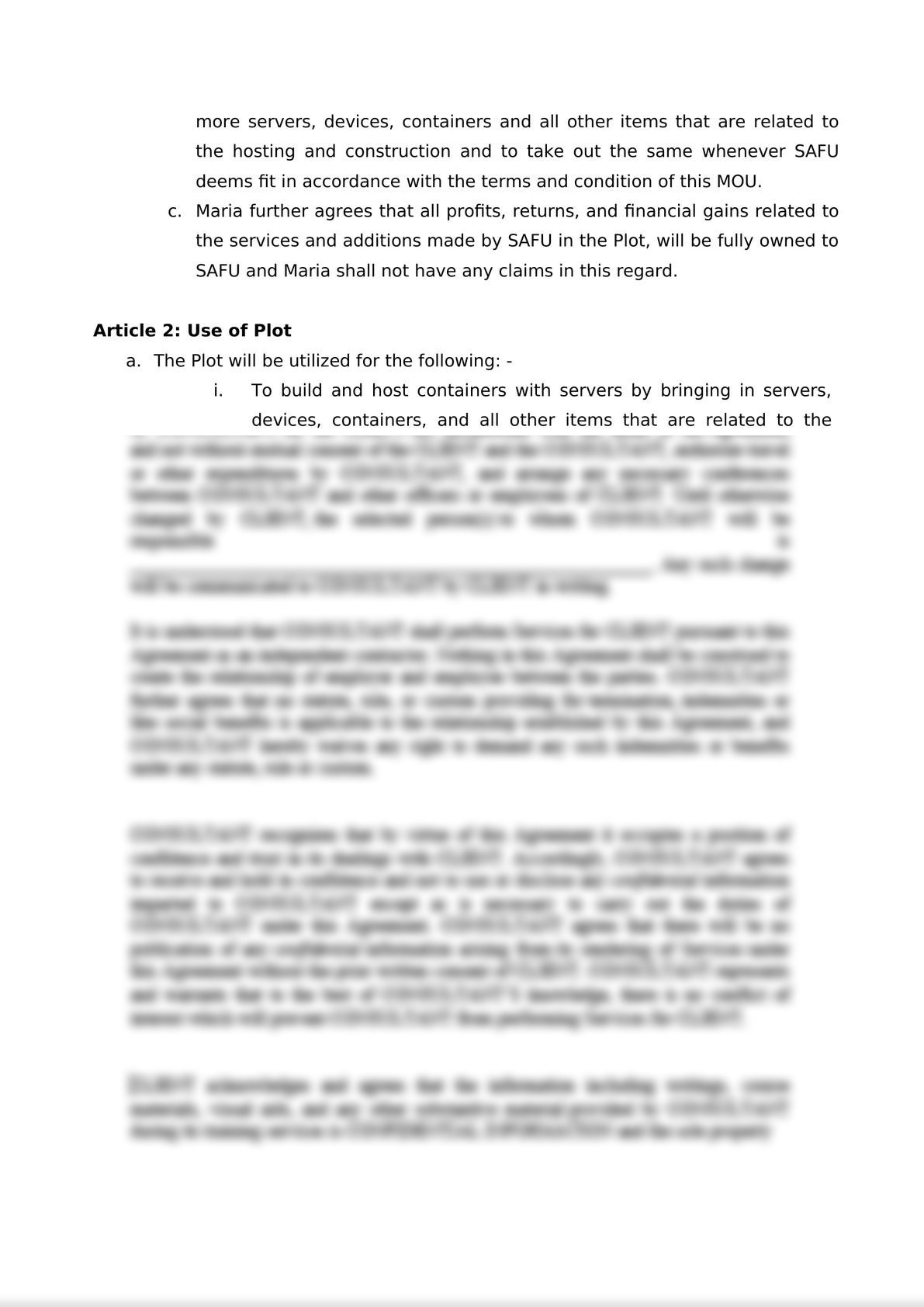 Memorandum of Understanding for the use of leased land-1