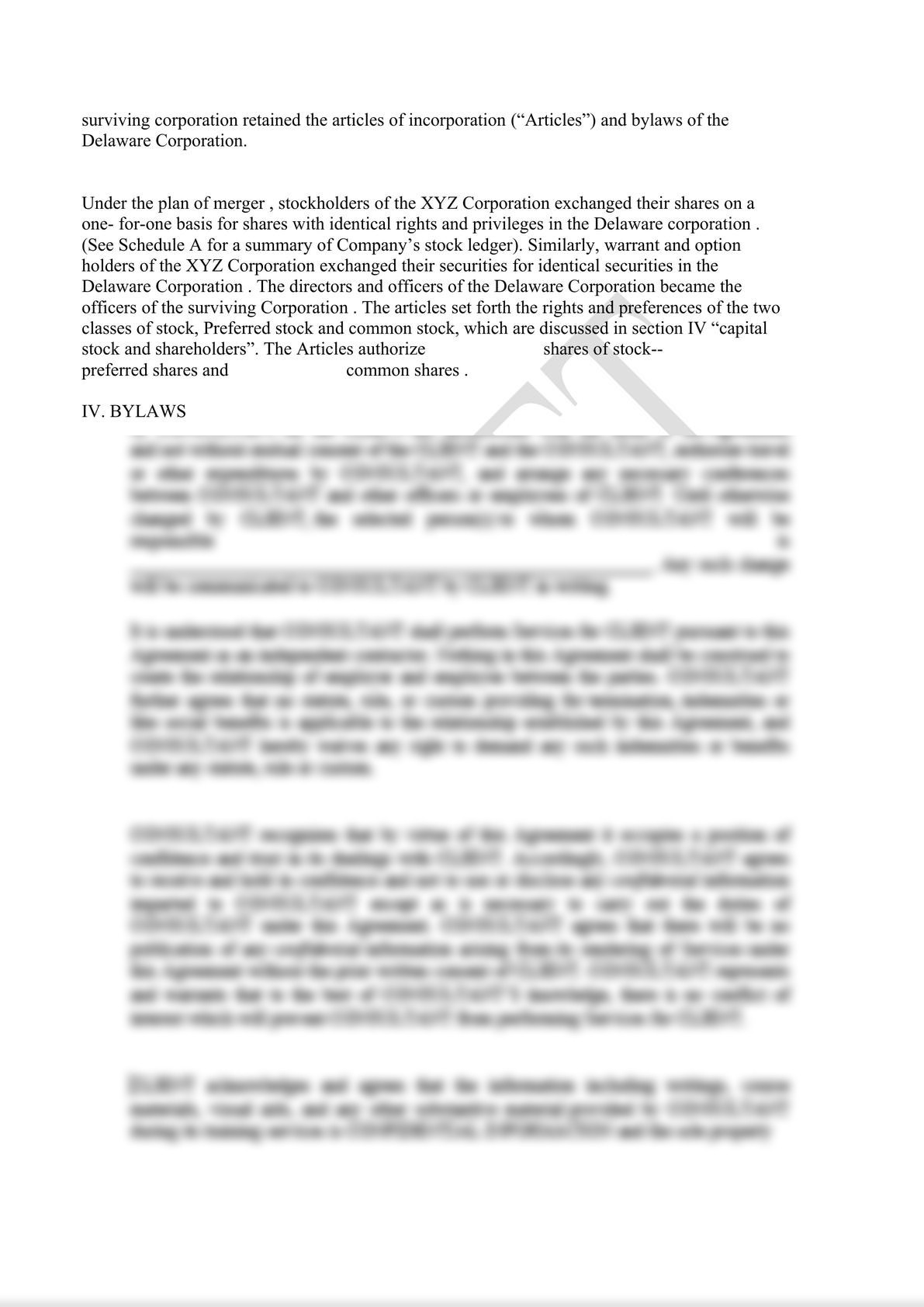 Due Diligence Memorandum (M&A)-2