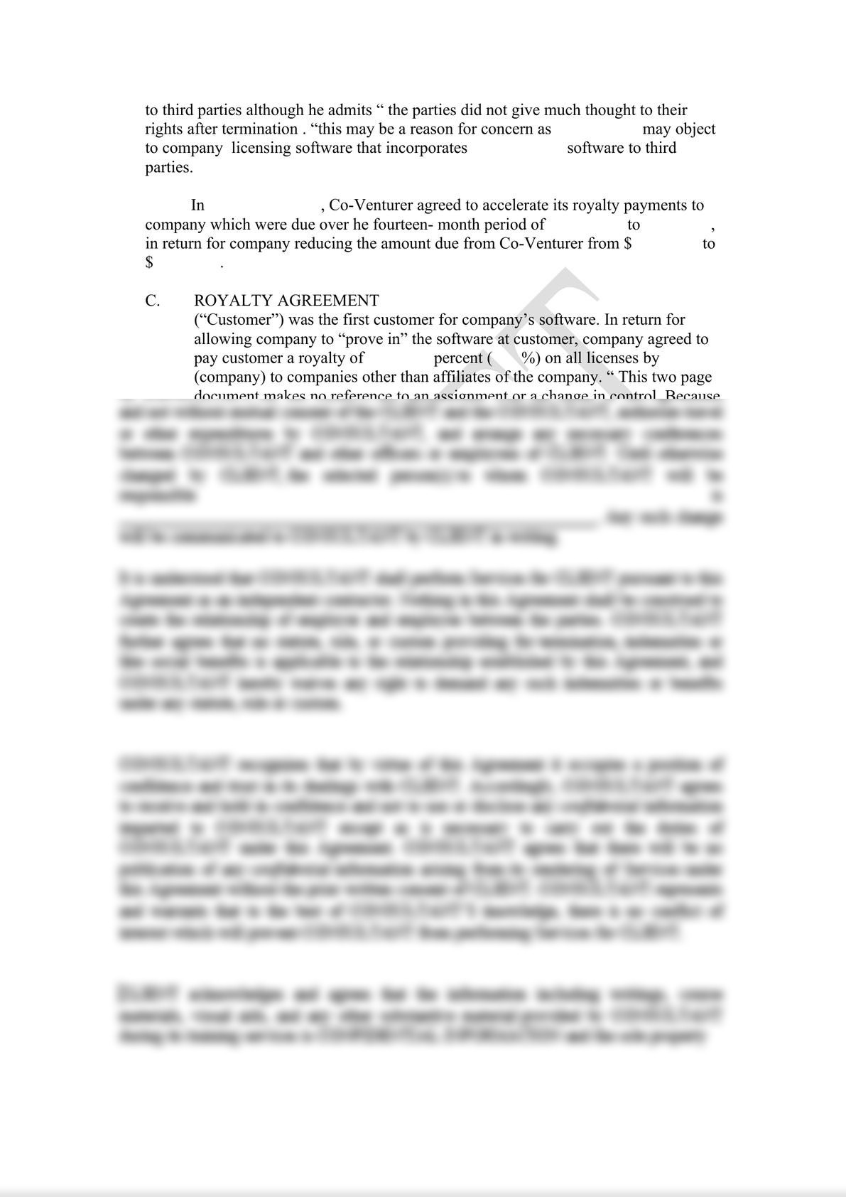 Due Diligence Memorandum (M&A)-8