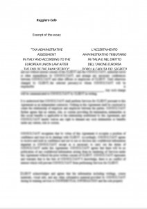 The right to be heard before the Tax Trial in the European Union