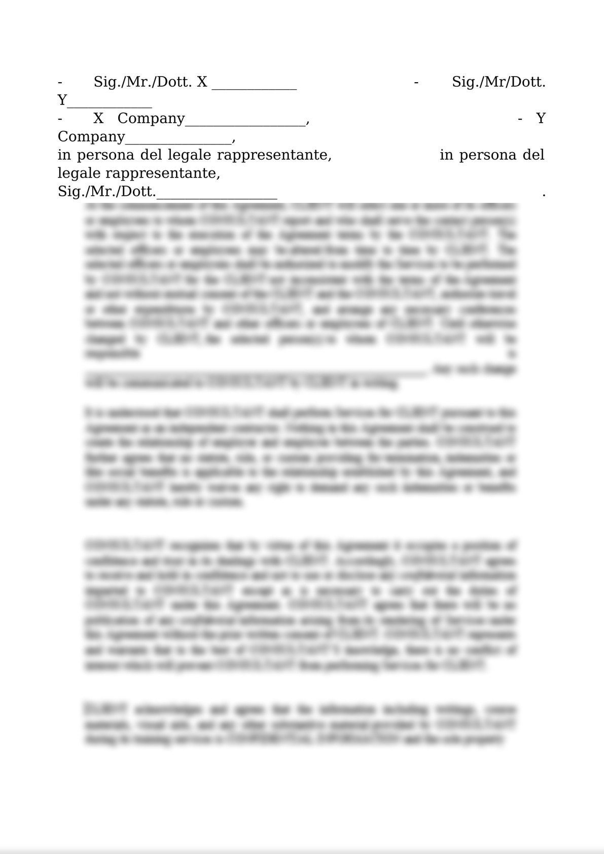 RENTAL AGREEMENT  FOR THE COMPANY AND BUSINESS UNITS / CONTRATTO DI AFFITTO DI AZIENDA O DI UN RAMO DI ESSA-11