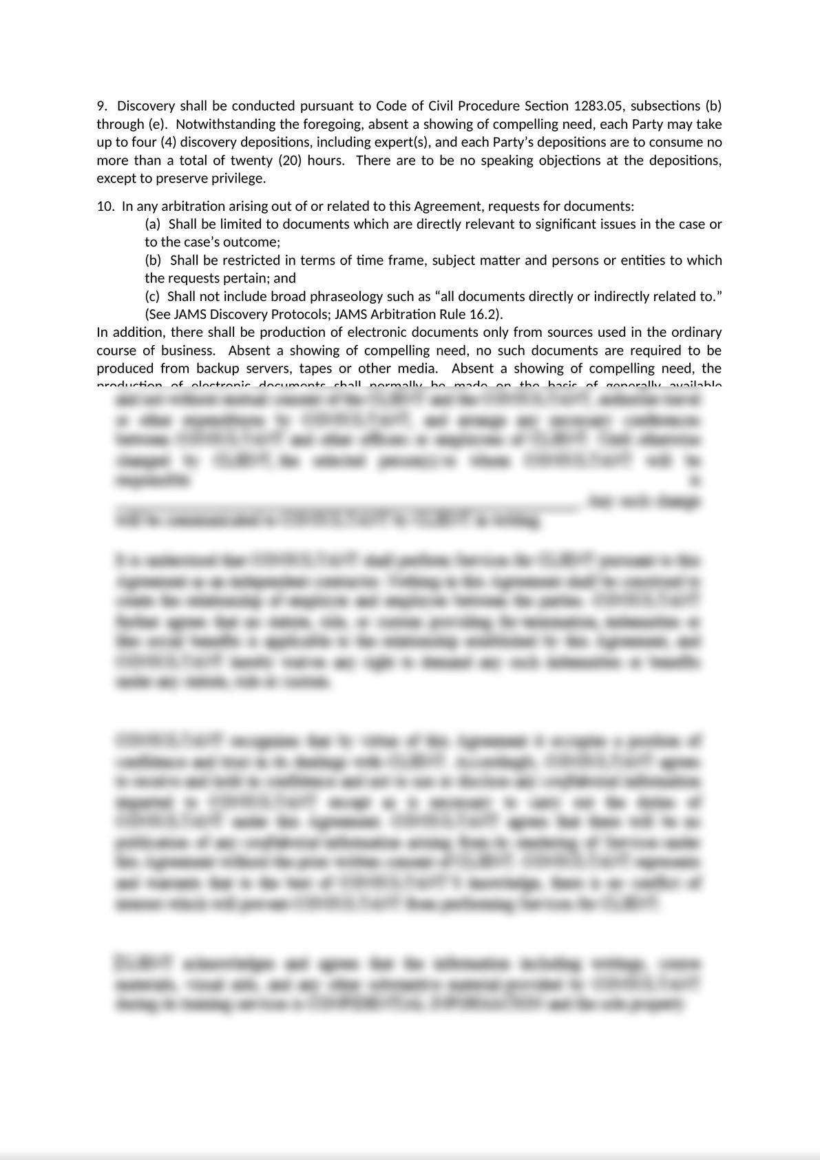 Physician Patient Binding Arbitration Agreement Template-2