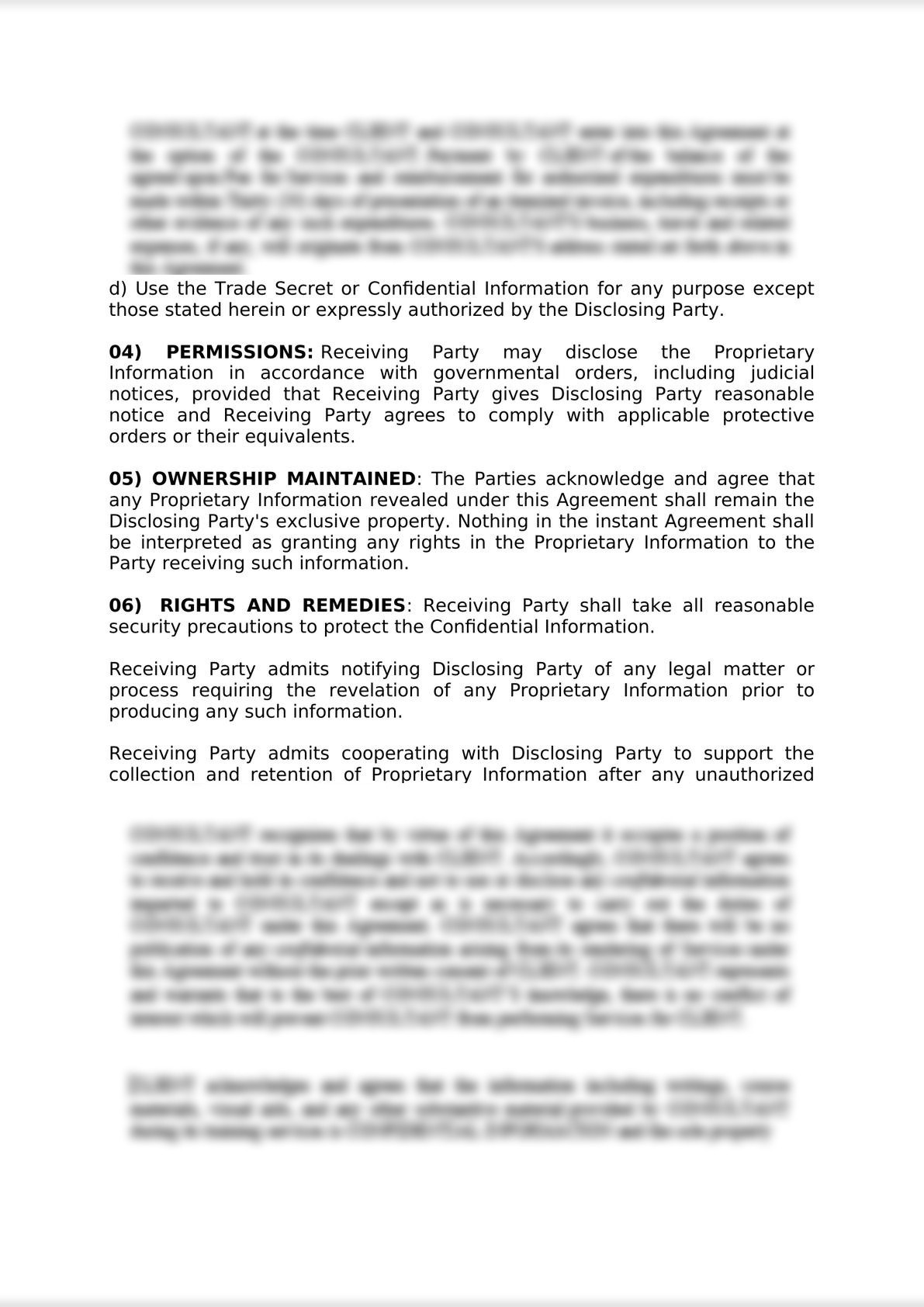 Employment/ Employee NDA (Non-Disclosure Agreement)-2