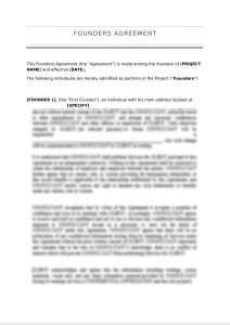 Founders Agreement